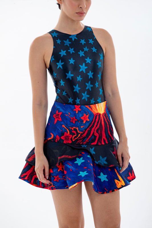 Aetna Blue Falda