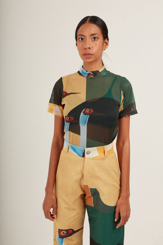 Dagne Top Manga Corta