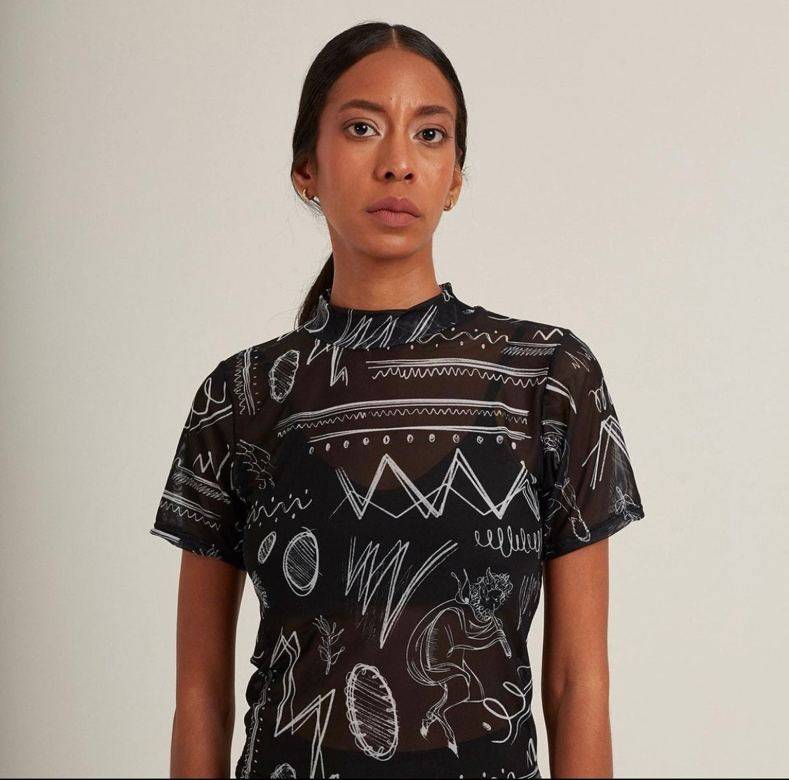 Minoblack Top Manga Corta