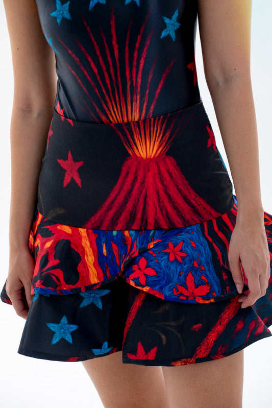 Aetna Black Falda