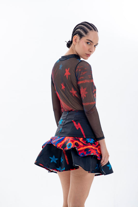 Aetna Black Top Manga Larga