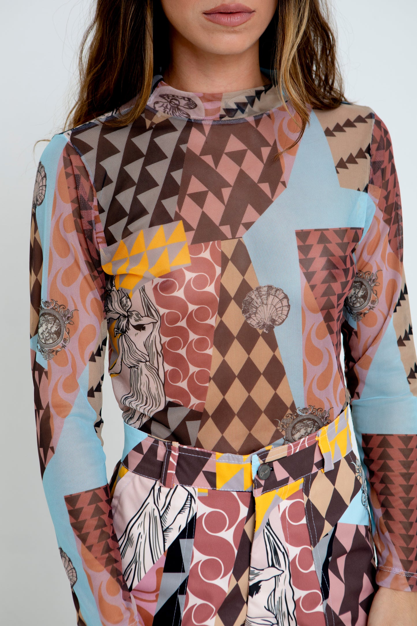 Persefone Top Manga Larga